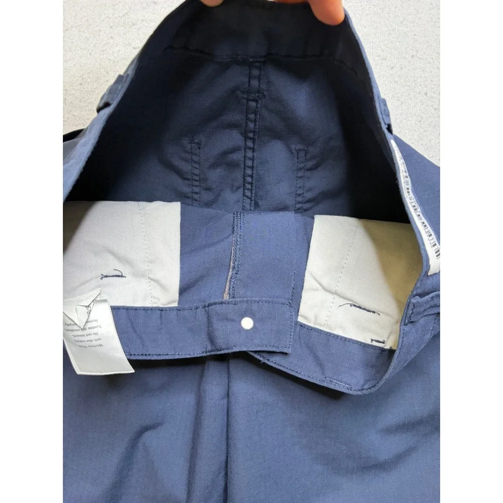 Carhartt Work Pants Women 29x30 Navy Blue Relaxed Fit Ripstop Utility 74533-20
